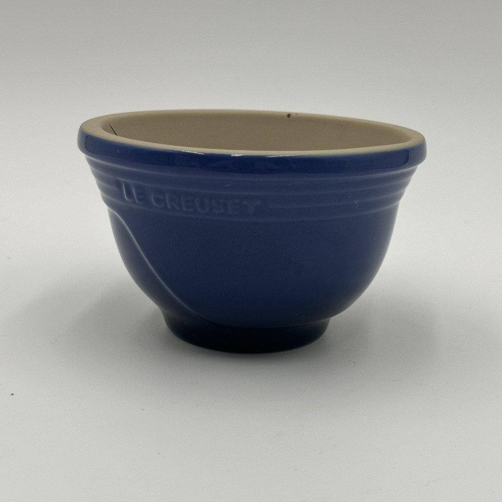 Le Creuset Blue Glazed Stoneware Mortar Bowl (No Pestle)
